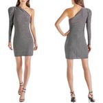 Steve Madden NEW  Mirabelle Asymmetrical Lurex Sparkle Mini Dress New Years M Photo 1