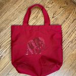 Banana Republic  Sequined Lucky Red Elephant Nylon Tote Bag Photo 4