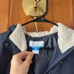 Columbia  Navy Blue Faux Fur Lined Hood Winter Jacket- Size Small Photo 5
