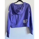 Aeropostale Aéropostale Y2K Purple Hoodie Sweatshirt Women’s Size Large Logo Sleeve Photo 1