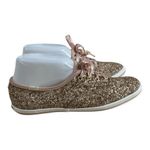 Keds Kate Spade Rose Gold pink Glitter Sneakers Size 7 Satin Laces Women Tie Photo 1