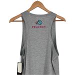 Peloton Go-To Heather Grey Together We Go Far Racerbank Tank Top size Medium NWT Photo 5