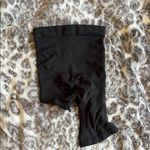 SKIMS  Black Left Leg Cut Out Shapewear Shorts Photo 2