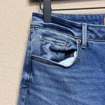 Driftwood Women's  Light Wash Meg Classic Fit Raw Hem Cropped Jeans 26 Button Fly Photo 3