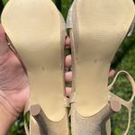 Badgley Mischka American Glamour gold sparkly heels sz 6 Photo 10