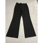 Karl Lagerfeld Wide Leg Pants Womens Size M Black Stretch Pull Up Dress Pant NWT Photo 8