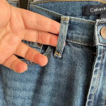 Calvin Klein Jeans 🆕  Raw-Hem High-Rise Straight Jeans 25🆕 Photo 5