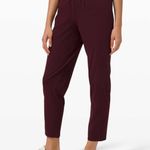 Lululemon Keep Moving 7/8 Pant Cassis sz 4 Photo 1