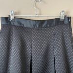 Mario Serrani  | Black Jacquard Midi Pleated Skirt Sz 4 Photo 1
