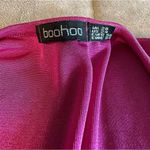 BooHoo Pink Dress Size 24 Pink Shimmer Plus Curvy Photo 5