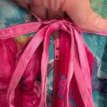 Vintage Sears Carriage Court Zip Robe Housedress Womens S 8/10 Pink Floral Photo 8