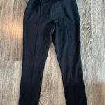 Faux Leather Mixed Fabric Leggings Black Size 2 Photo 1