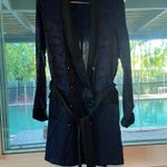 Topshop  smoking blazer mini dress in navy Size 8 Photo 7