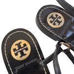 Tory Burch  Jeweled T-Strap Thong Sandal Black Size 7.5 Photo 3