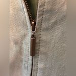 Chico's  Sage Green Leather Suede Zipped Jacket Women Bomber Size 3 XL Photo 3