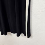 Norma Kamali  Black White Side Stripe Swing Mini Dress Womens XS Sleeveless Photo 8