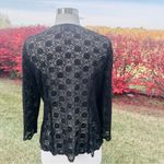 Alex Evenings  Black Lace Petite Jacket Photo 8