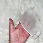 Eileen Fisher  | Sleeveless Cardigan Open Front Sheer Silk | Ivory | Women | XS Photo 2