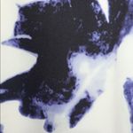 Lulus Womens  Seeing Chic Blue and Ivory Print Skater Dress Photo 6