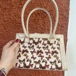 Liz Claiborne Handbag Purse Tassels & Butterflies Photo 6