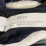 J.Crew Bikini Swim Bottom High Rise Navy Blue XS(0) NWT Lined Cheeky Photo 4