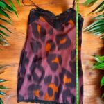 ZARA  Leopard Print Slip Dress with Lace Details - XS Photo 5