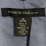 Kenneth Cole Womens Blue Floral Blazer Jacket Coat Size 12 Button Pockets Photo 1