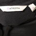 Athleta  Women’s Black Hoodie Short Sleeve Dress Photo 4