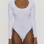 Joah Brown Bleusalt White Bodysuit Size 00 Photo 0
