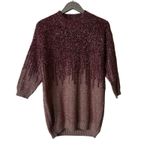Raga  Kylie High Neck Pink Tinsel Sweater Photo 1