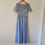 Alex Evenings  Women's Long Embroidered A line dress size 6 New Photo 3