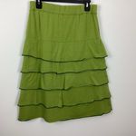 Matilda Jane  Lime Layered Ruffle Skirt Size Medium Photo 3