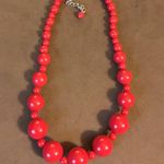 Buckle 3 Beaded Necklaces- 1 blue, 1 green, 1 red  Photo 3