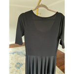 LuLaRoe  Fit & Flare Midi Dress Spring Summer Buttery Soft Party Minimalist Boho Photo 2