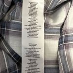 Current/Elliott Current Elliott Womens The Slim Boy Shirt Button Size 2 M Medium Burnside Plaid Photo 7