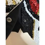 Fashion Fantasy Vest Sequin Beaded‎ Jazzfest Musical Holiday Bedazzled Festival Photo 2