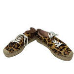 J.Crew  Espadrille Sneakers in Leopard Calf Hair Size‎ 7 Photo 7