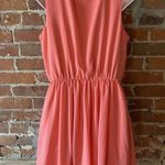 Iz Byer Coral Lightweight Mini Dress Size Large Photo 1