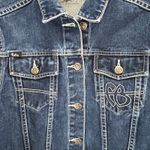 FUBU Vintage 90s Y2K Jean Jacket M Blue Crop Trucker Logo Streetwear Hip Hop Size M Photo 3