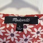 Madewell  Daisy Mini Wrap Dress Russet Short Sleeve #M9271 Size Large Photo 3