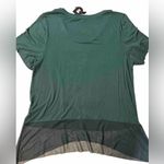 Rebel Wilson X Angels Shirt‎ Green W/ Gold Front Design Tulle Fabric On Hem 1X Size XL Photo 1