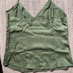 Ettitude women's XS moss/olive sateen bamboo lyocell camisole adjustable straps Green Photo 1