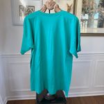 Vintage Beverly Hills Rodeo Dr OSFM Glitter Bling Maximalist Teal Tshirt Green Size undefined Photo 9