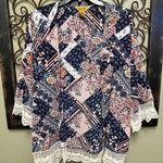 Wrangler  open front patchwork embroidered hem cardigan Photo 0