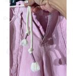 Joie  Linen Blend Pink Utility Pants with Rope Belt, Size 2 Photo 4