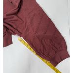 Vera Wang Simply Vera Top Women's Size XL Velvet Mauve Textured Career Sweatshirt Comfort Photo 7