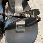 Aetrex  Kori Slide Sandals Pewter Size 40 9-9.5M Embellished Beaded Metallic Photo 2