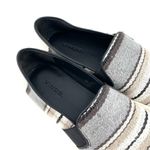 Vince  Blair Striped Woven Slip On Sneaker Photo 4