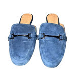 Franco Sarto  Dolly Blue Suede Leather Slide Mule Shoe Women's‎ 6.5M Photo 1