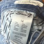 Seven7  Relaxed Denim Bermuda Shorts Size 14 Photo 6